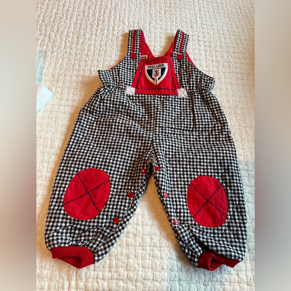 S. Dove Checkered One piece Overall